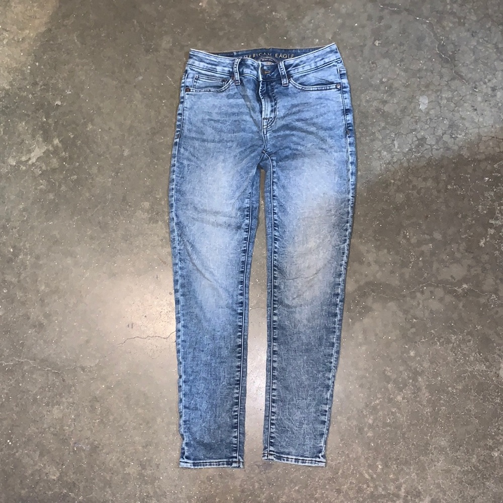Teen boy American eagle jeans
